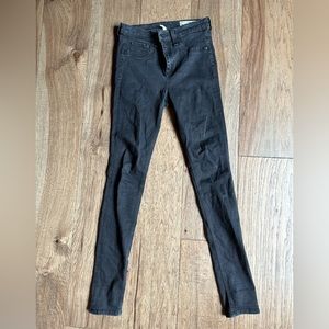 Rag & Bone skinny jeans, black